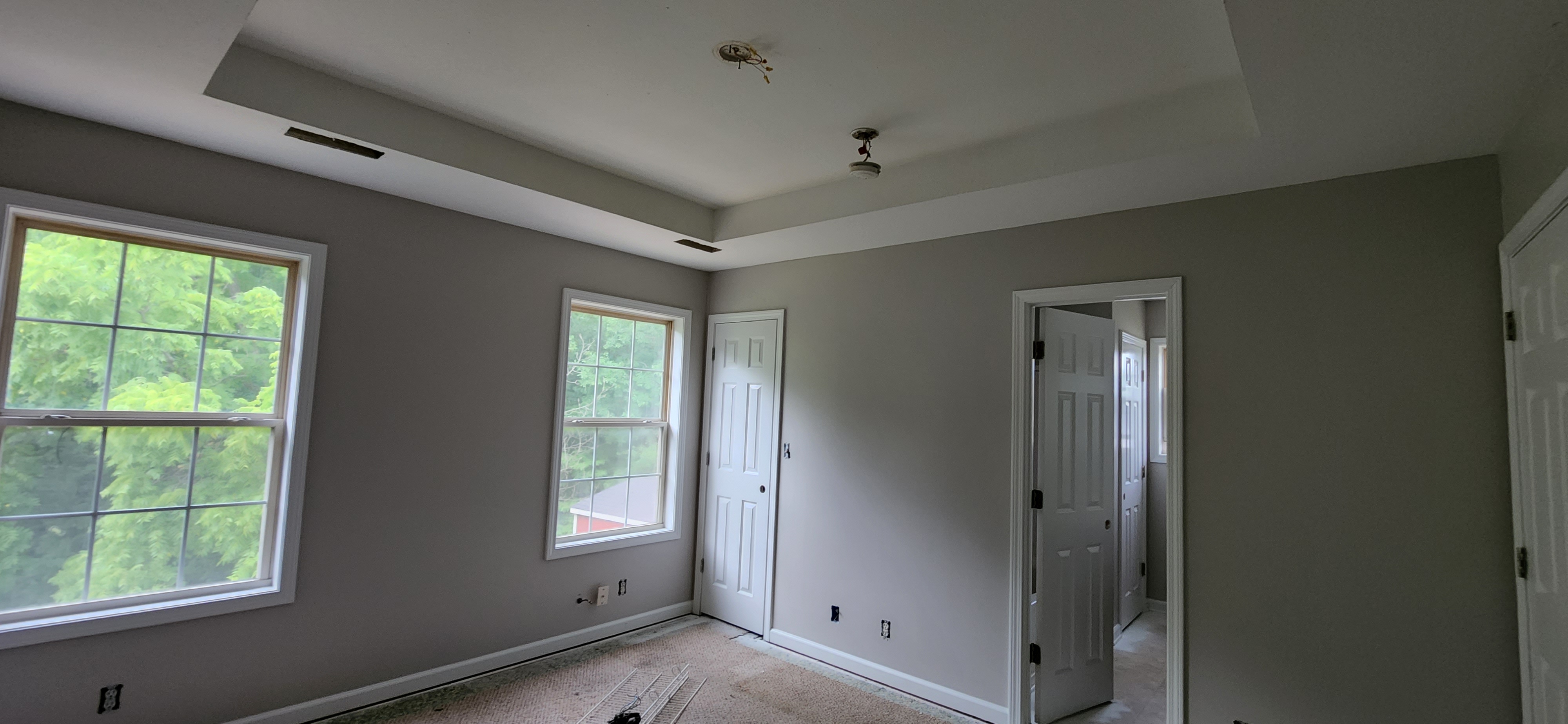 Finished living room